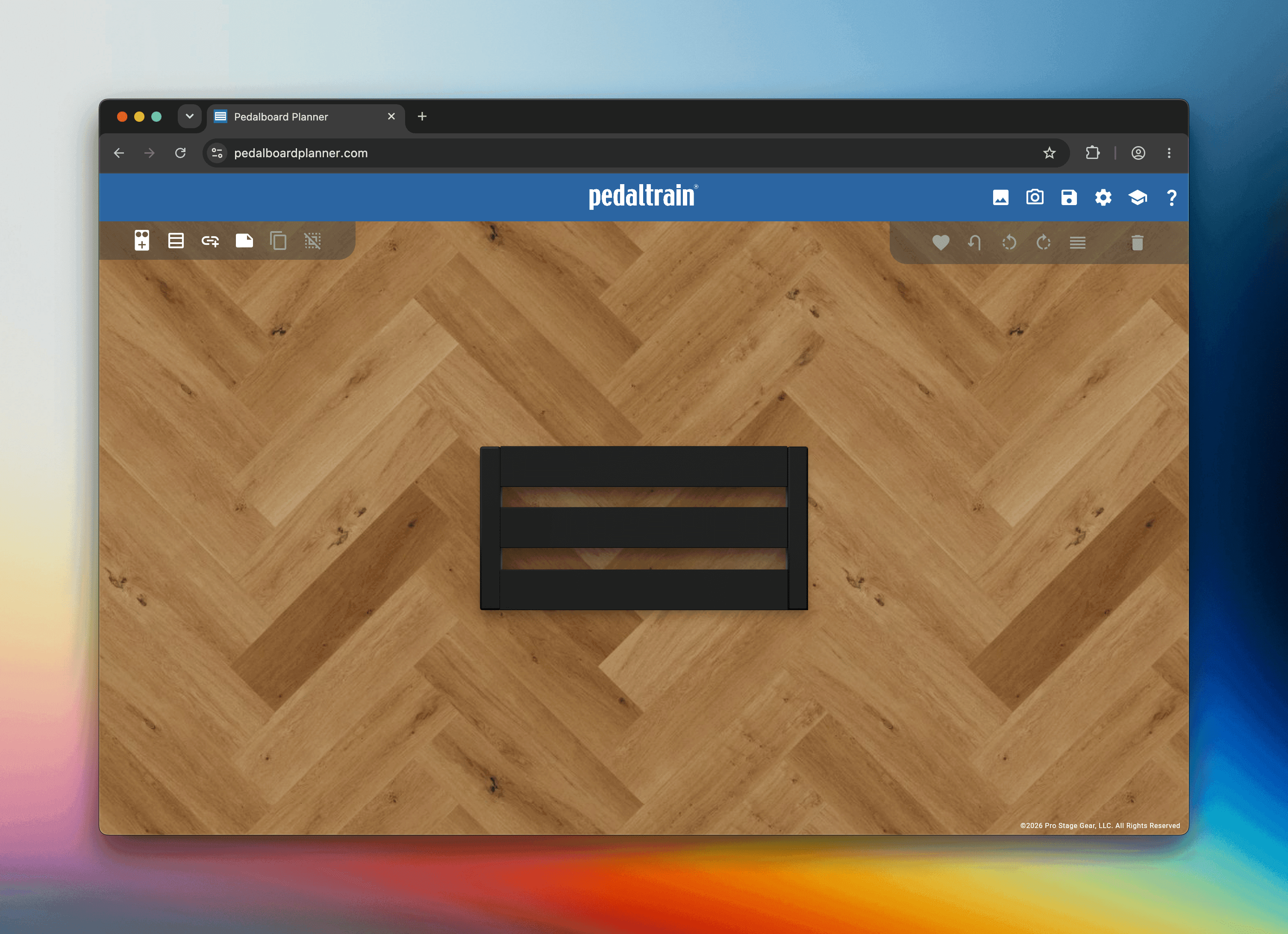 The Pedaltrain Pedalboard Planner